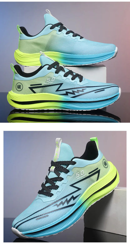 Unisex Lightweight Breathable Running Shoes Sporty Casual Low Top Flat Laced Footwear for Men And Women in Various Colors