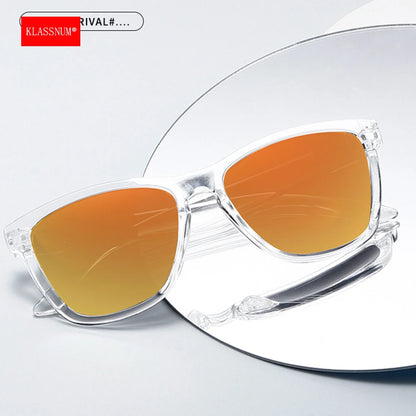 KLASSNUM 2026 Sunglasses Man Anti-uv Sun Glasses Coating Lens Driving Fishing UV 400 Protection Outdoor Sports Shades New In
