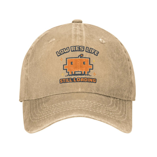 Code Developer Loading Gamer Baseball Cap Vintage Distressed Washed Funny Screen Sun Cap Outdoor Running Golf Adjustable Hat