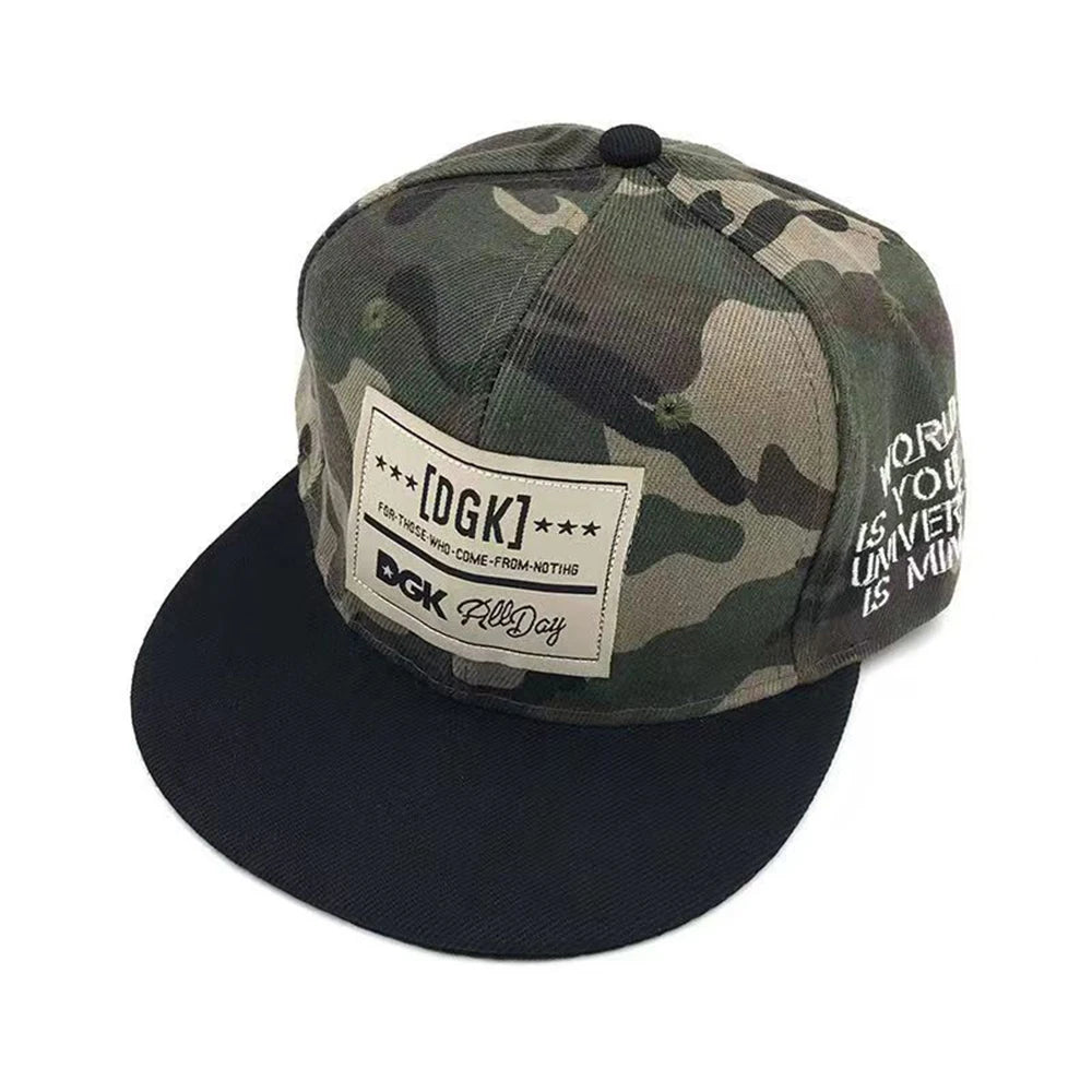 Herren-Baseballkappe mit Buchstabenstickerei, „Tide“, universell kombinierbar, flache Krempe; Damen-Sommer-Hip-Hop-Kappe, Outdoor-Sonnenkappe, verstellbare Schirmkappe