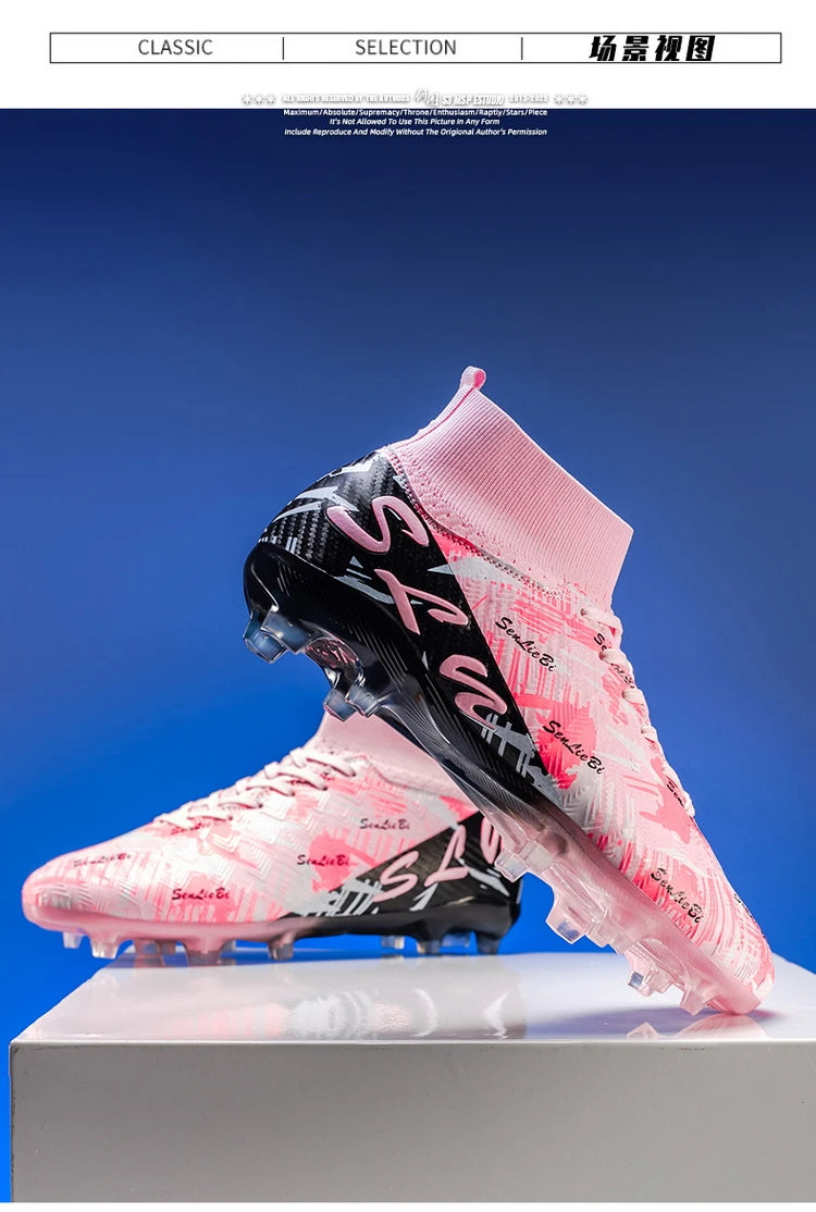Botas de fútbol profesionales para hombre, zapatillas de fútbol Society, tacos de fútbol FG ultraligeros para entrenamiento, calzado deportivo de fútbol para exterior
