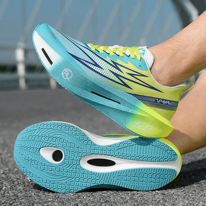 Scarpe da running 5.0 MIX con piastra in carbonio per uomo e donna, sneakers da gara per maratona, stabili, reattive, ammortizzanti e da allenamento