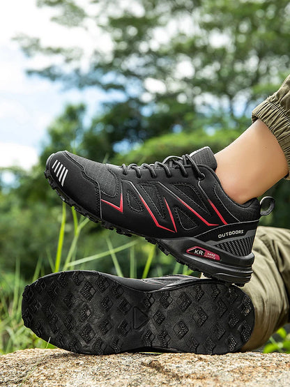 Men's Hiking Shoes Waterproof All-Terrain Outdoor Sneakers Non-Slip for Trekking Camping Tactical Training Outdoor Cycling