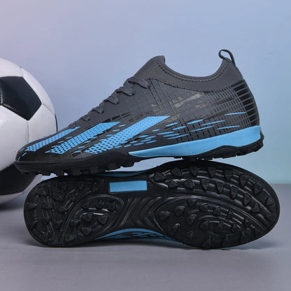 Novas chuteiras de futebol para homem, futsal e futebol indoor, botas desportivas para jogo e treino, criança, pitons TF para relva, proteção no tornozelo, bestseller, alta qualidade, leves