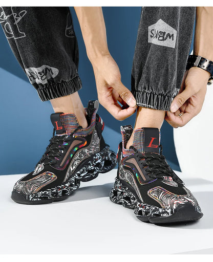 chaussure Hommes chaussures baskets hommes hommes chaussures décontractées tenis chaussures de luxe formateur course blanc cassé chaussures mode mocassins chaussures de course pour hommes