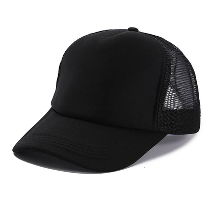 Customized Logo Mesh Baseball Caps Men Women 5 Panel Cheaper Trucker Hats Sports Team Snapback Caps Summer Sun Dad Hat Gorras