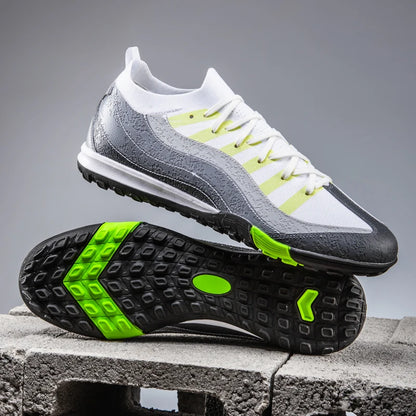 Men Professional Soccer Shoes FG/TF Football Boots Cleats Breathable Non-Slip Training Sneakers for Outdoor Grass Turf  Footwear