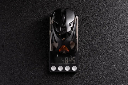 Angry Miao Infinity gaming vezeték nélküli egér, fém, ultrakönnyű, üreges kialakítás, hot-swappable, PAW3950, dupla 8K, vezetékes, tri-mode