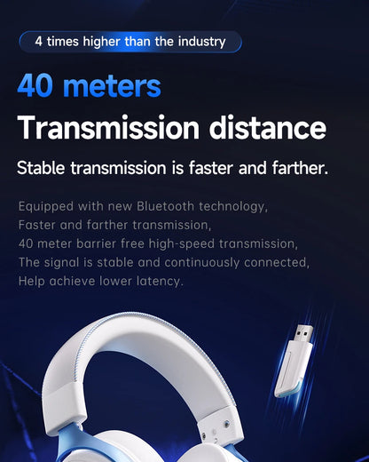 MCHOSE V9 Pro Electronic Sports Headset Three Mode Game USB Wireless 7.1 Channel Surround Sound Portable Headset with Microphone