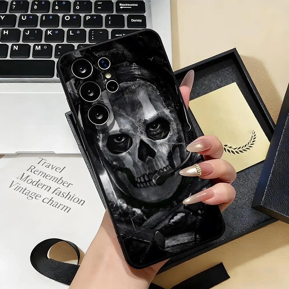 COD Call Of Duty G-Ghosts Phone Case For Samsung S26 S25 S24 FE S23 S22 S21 Plus S20 Ultra Note20Ultra Black Soft Shell