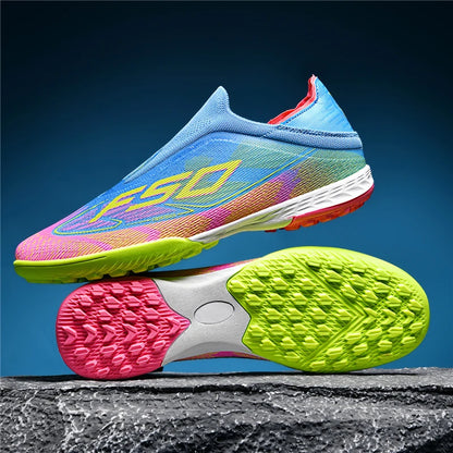 Chaussures de football professionnelles originales pour hommes, résistantes au gazon, chaussures de football décontractées de haute qualité pour hommes, chaussures de football pour entraînement rapide