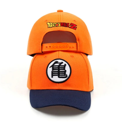 Dragon Ball Son Goku Unisex Gui Wu Embroidery Baseball Caps Spring and Autumn Outdoor Adjustable Casual Hats Sunscreen Hat