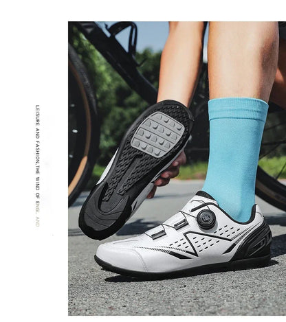 Professional Men's MTB Cycling Shoes White Racing Self-Locking 2024 Speed Road SPD Bicycle Sneakers New Women's Flats Cleats Shoes