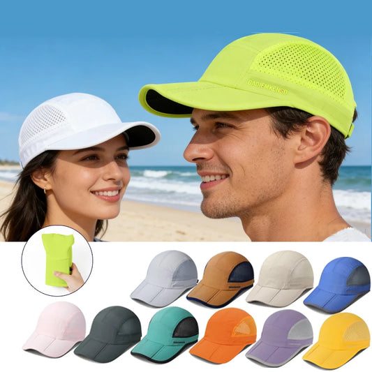 GADIEMKENSD Lightweight Running Cap Sun Hat for Trekking Hiking Quick Dry Breathable Outdoor Sports Unisex