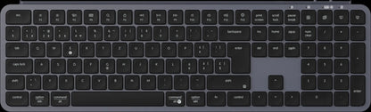 Keychron B6 Pro ISO-Layout ultraflache kabellose Tastatur in voller Größe, tragbar und leicht, mit 2.4GHz- & Bluetooth-Verbindungen