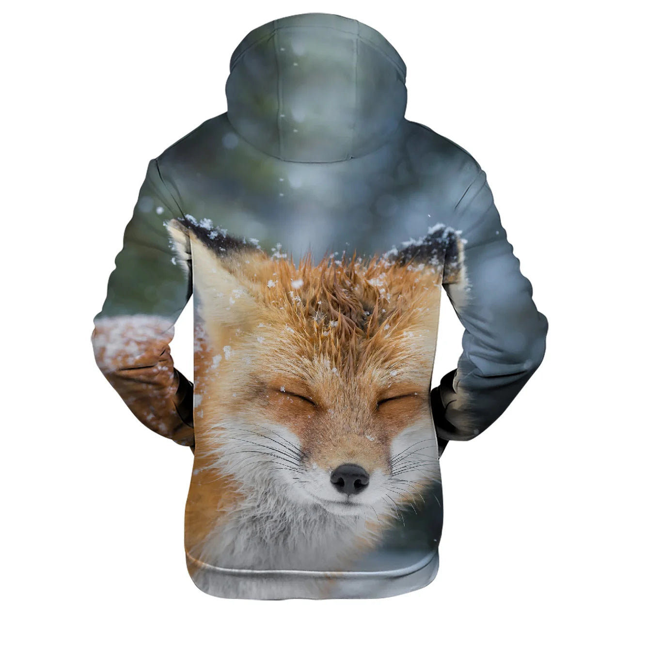 Beliebte Hip-Hop-Novelty-Hoodies und Sweatshirts mit komfortablem Fox-3D-Print für Herren/Damen und Erwachsene/Kinder, lässige Pullover