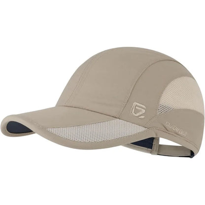 GADIEMKENSD Summer For Men Sports Running Sweat Baseball Cap Male Golf Quick Dry Women Solid Snapback Mesh Hat Visor Hat