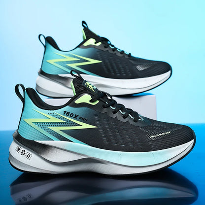 Spezielle Marathon-Laufschuhe für Herren und Damen, atmungsaktiv, leicht, mit Carbonplatte, komfortable, rutschfeste Sportsneaker