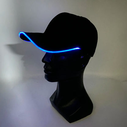 Cappellino da baseball luminoso fashion a LED, cappello hip-hop fluorescente per bar e club, per uomo e donna, DJ, danza, accessori e costume
