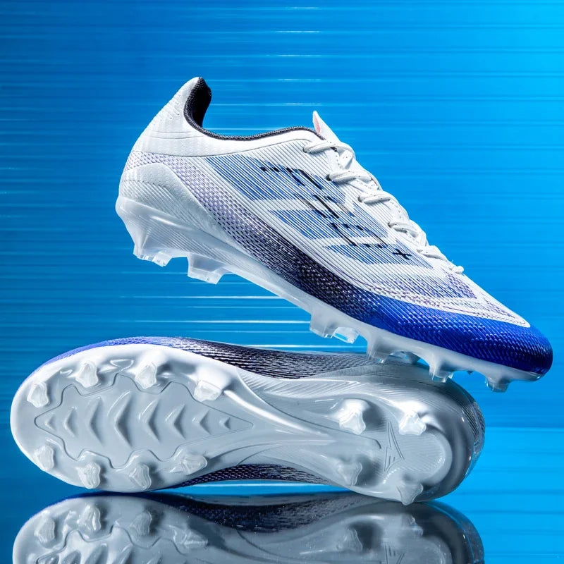 Nouvelles chaussures de football pour hommes, chaussures de soccer pour terrain en herbe, chaussures d'entraînement, chaussures de sport ultralégères, chaussures de match professionnelles, baskets antidérapantes unisexes.
