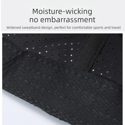 Breathable Perforated Quick-Drying Hat Sun Protection Adjustable Summer Sun Hat Letter R Embroidery Fishing Cycling Hat