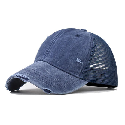 Distressed Baseball Cap Dad Hats for Men Women Vintage Washed Cotton soft crown Hat Adjustable Low Profile Unisex Style Headwear