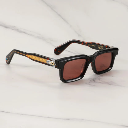 JMM BELVEDERE Design Luxury Brand Men Sunglasses Women Thick Acetate Style Trendy Oval UV400 Outdoor Trendy Fashion Eyewear