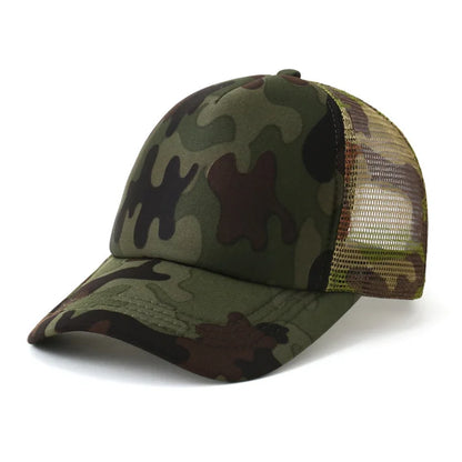 Customized Logo Mesh Baseball Caps Men Women 5 Panel Cheaper Trucker Hats Sports Team Snapback Caps Summer Sun Dad Hat Gorras