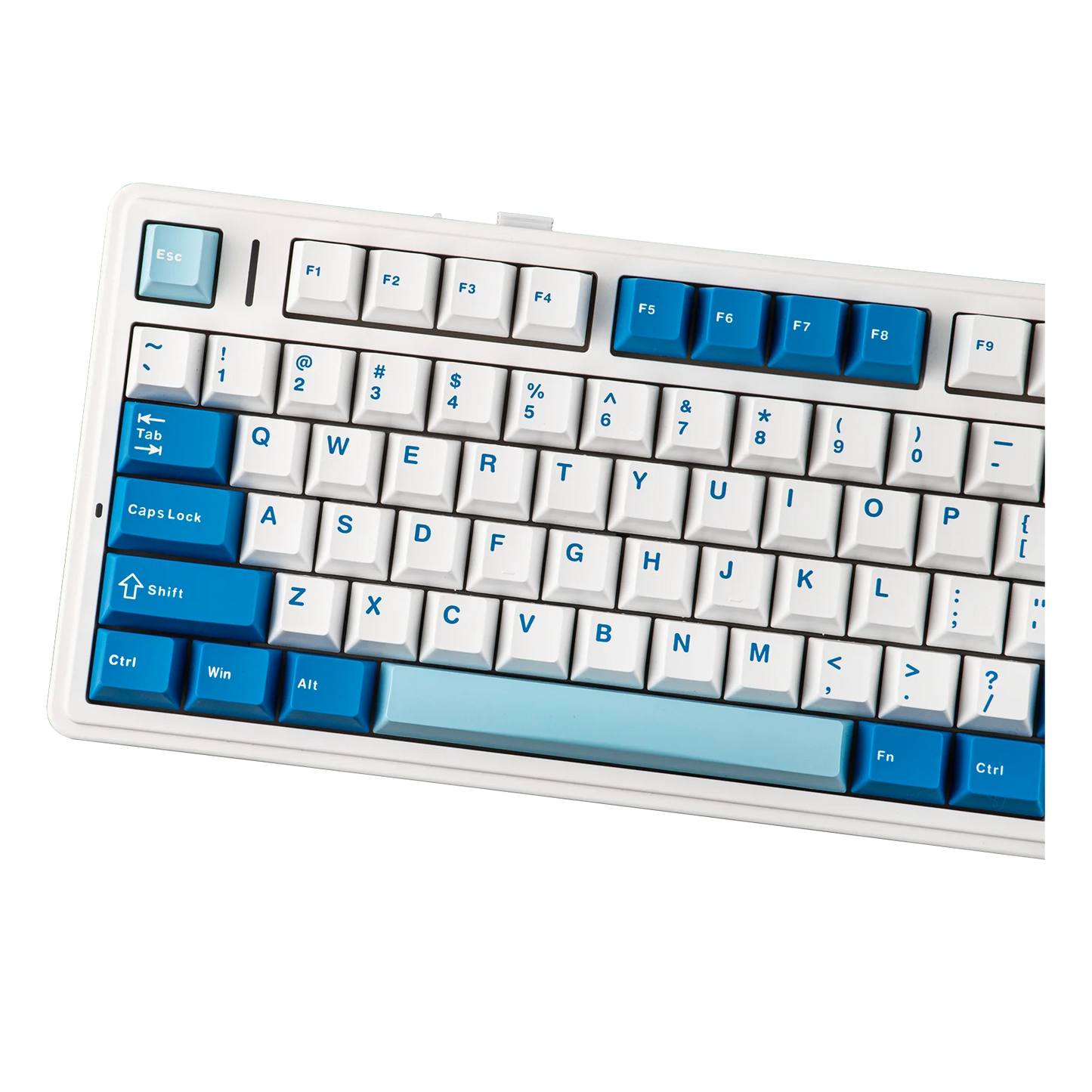 Teclado Mecânico EPOMAKER x AULA F75 Ultra VIA Programável 75% ANSI US QWERTY com Gasket, com Fios/Bluetooth/2.4Ghz Sem Fios