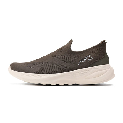 Li-Ning Men's SOFT GO 2 KNIT Slip-on Casual Walking Shoes Cushion Comfy Stable Li-Ning Mesh Jogging Daily Sports Sneakers AGLV017