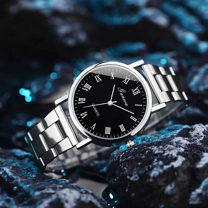 Men Watches Business Wrist Watch Luxury Leather Strap Analog Watches Quartz Wristwatches Clock Men Women Casual Simple Watch