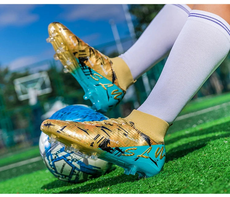 Botas de fútbol profesionales para hombre, zapatillas de fútbol Society, tacos de fútbol FG ultraligeros para entrenamiento, calzado deportivo de fútbol para exterior