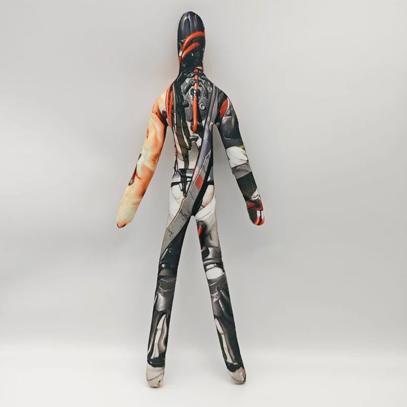 Pelúcia figura de anime e jogo Overwatch D.Va / Doomfist / Genji / Widowmaker, 26cm, corpo flexível com arame, várias posturas