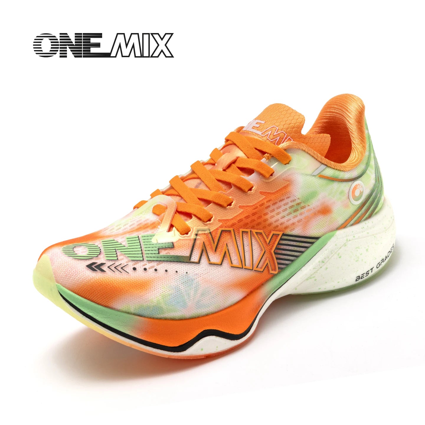 ONEMIX Sapatilhas de Corrida de Maratona em Nylon Carbon Board, Alívio de Impacto, Suporte Estável Profissional, Ressalto Ultraligeiro