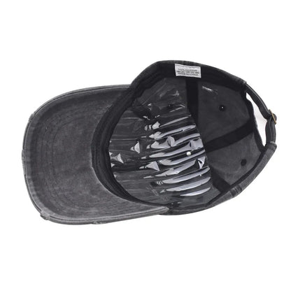 Distressed Baseball Cap Dad Hats for Men Women Vintage Washed Cotton soft crown Hat Adjustable Low Profile Unisex Style Headwear