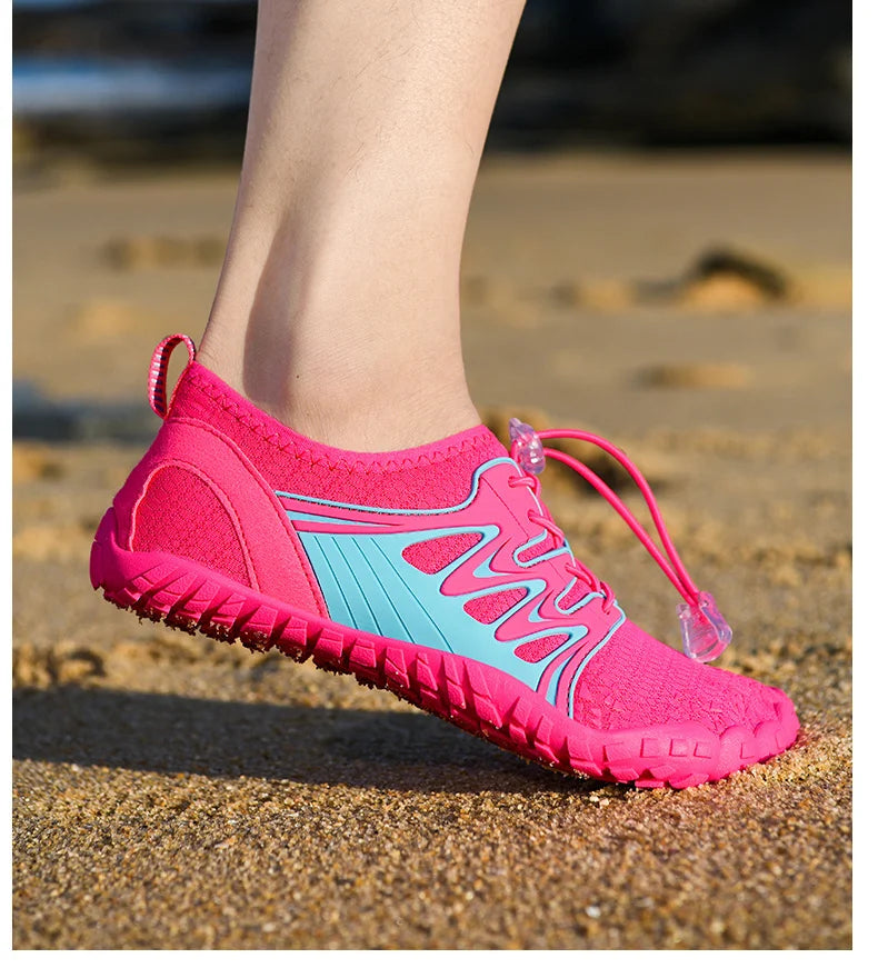 Unisex Wading Shoes Quick-Dry Aqua Shoes Drainage Water Shoes Beach Sports Swim Sandals Yoga Barefoot Diving Surfing Sneakers