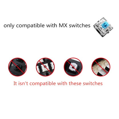 Teclas retroiluminadas con grabado lateral de 131 teclas para teclado mecánico con interruptores Cherry MX, perfil OEM, keycaps ABS personalizadas DIY