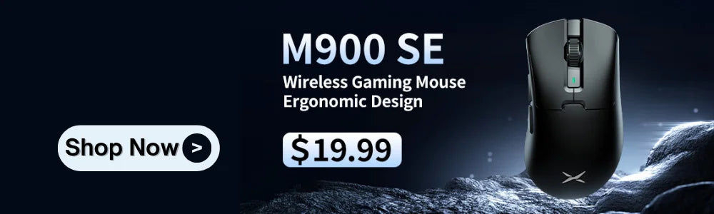 Delux M800mini vezeték nélküli gaming egér, 46g könnyű kivitel, PAW3395/PAW3311, 1KHz lekérdezési frekvencia kis és közepes kezű PC-játékosoknak