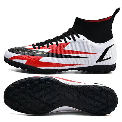 2025 New Long Nail Large Size Football Shoes Teenager Ankle Anti-slip Training Latest Sneakers FG/TF Soccer Shoes