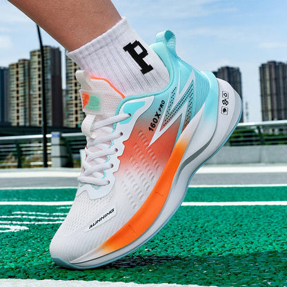 Spezielle Marathon-Laufschuhe für Herren und Damen, atmungsaktiv, leicht, mit Carbonplatte, komfortable, rutschfeste Sportsneaker