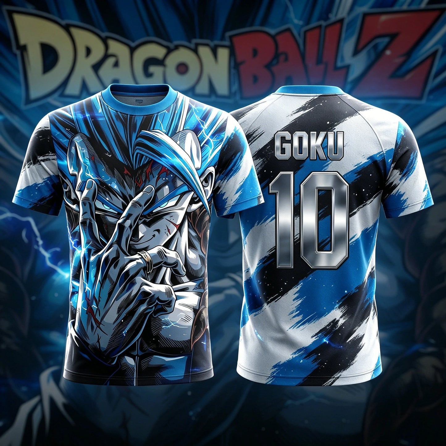 2026 New Adult Men's Dragon Ball NO.10/7 Goku 3D Printed Football Jersey T-Shirt Kids Anime T-Shirt Special Football Jersey Y2k