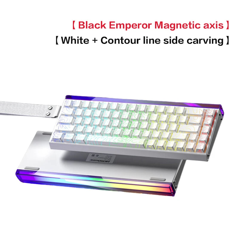 AULA HERO 68 HE Gaming-Mechanische Tastatur Magnetische Achse RT Kabelgebunden RGB-Beleuchtung 8K Polling-Rate Seitenbeschriftung