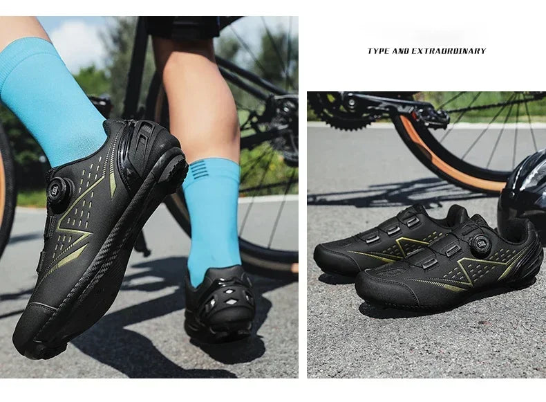 Professional Men's MTB Cycling Shoes White Racing Self-Locking 2024 Speed Road SPD Bicycle Sneakers New Women's Flats Cleats Shoes
