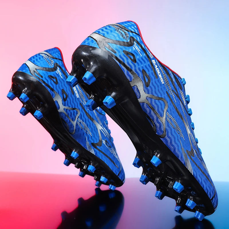 Nouveaux hommes chaussures de Football Sport formation bottes de Football doux ultraléger respirant professionnel baskets unisexe herbe crampons Match