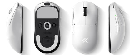 Ratón gaming inalámbrico ligero MCHOSE A7 V2 con doble tasa de sondeo de 8,000Hz, PAW3950 TI, para gaming, esports y oficina