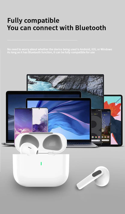UEESFIT A6 TWS Wireless Bluetooth Earphone Headphones Touch Control Earbuds IPX5 Waterproof Sports HIFI Sound Headset with Mic