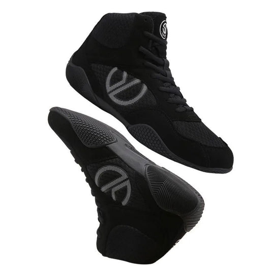 2026 New Trend Wrestling Sneakers Men Breathable Gym Training Shoes Non-Slip Men's Fighting Shoes Mid-Top Boxing Shoes for Men