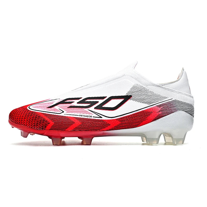 Chaussures de football respirantes AG pour hommes et femmes, chaussures de football professionnelles antidérapantes, chaussures de sport d'extérieur, crampons d'entraînement