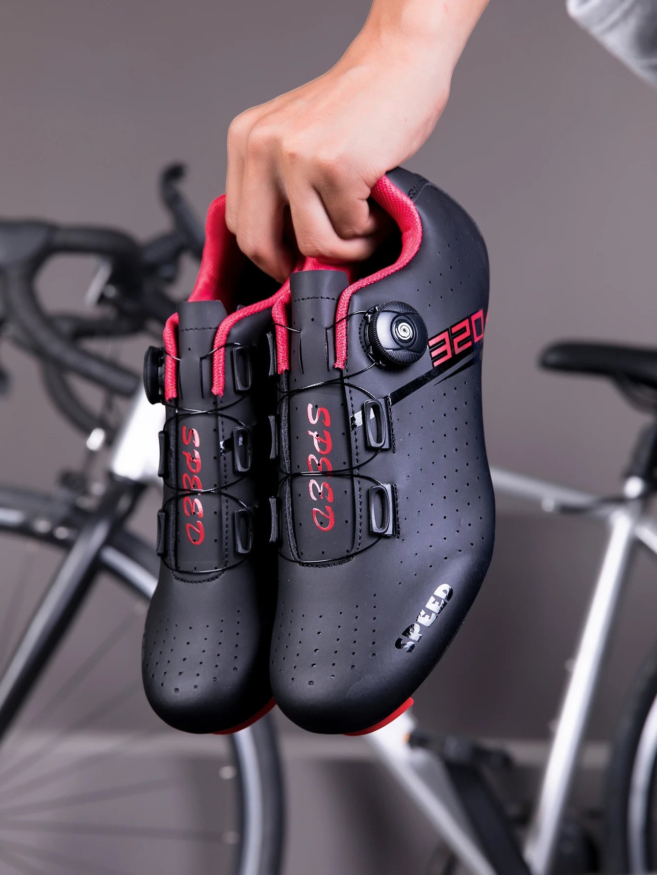 Men's Cycling Shoes Road Cycling Sports Shoes Women's MTB Racing Competition Self-Locking Cycling Shoes SPD Cleats Cycling Shoes