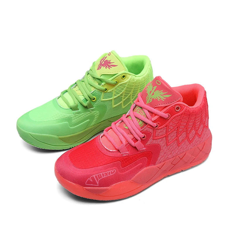 Youth Basketball Shoes for Actual Combat, Outdoor Comfortable Cushioning, Wear-Resistant, Fashionable, Breathable, High Quality